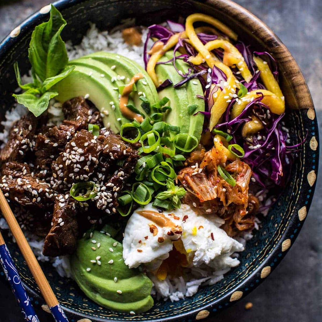 Korean Bulgogi BBQ Steak Bowls