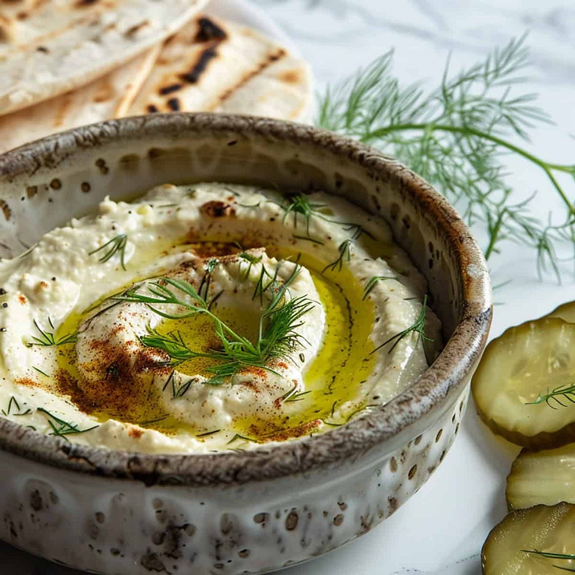 Dill Pickle Hummus