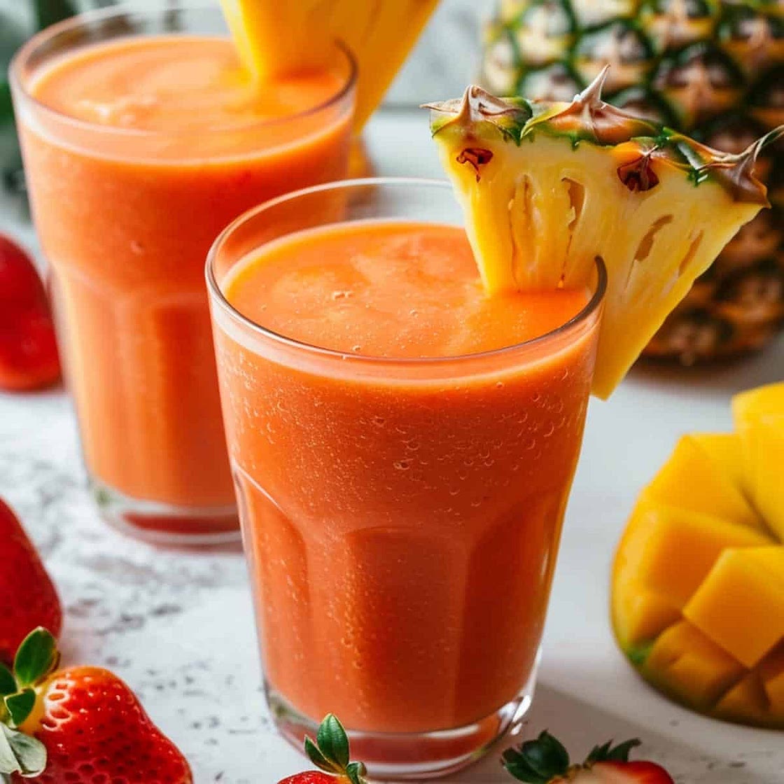 Sunrise Sunset Tropical Smoothie