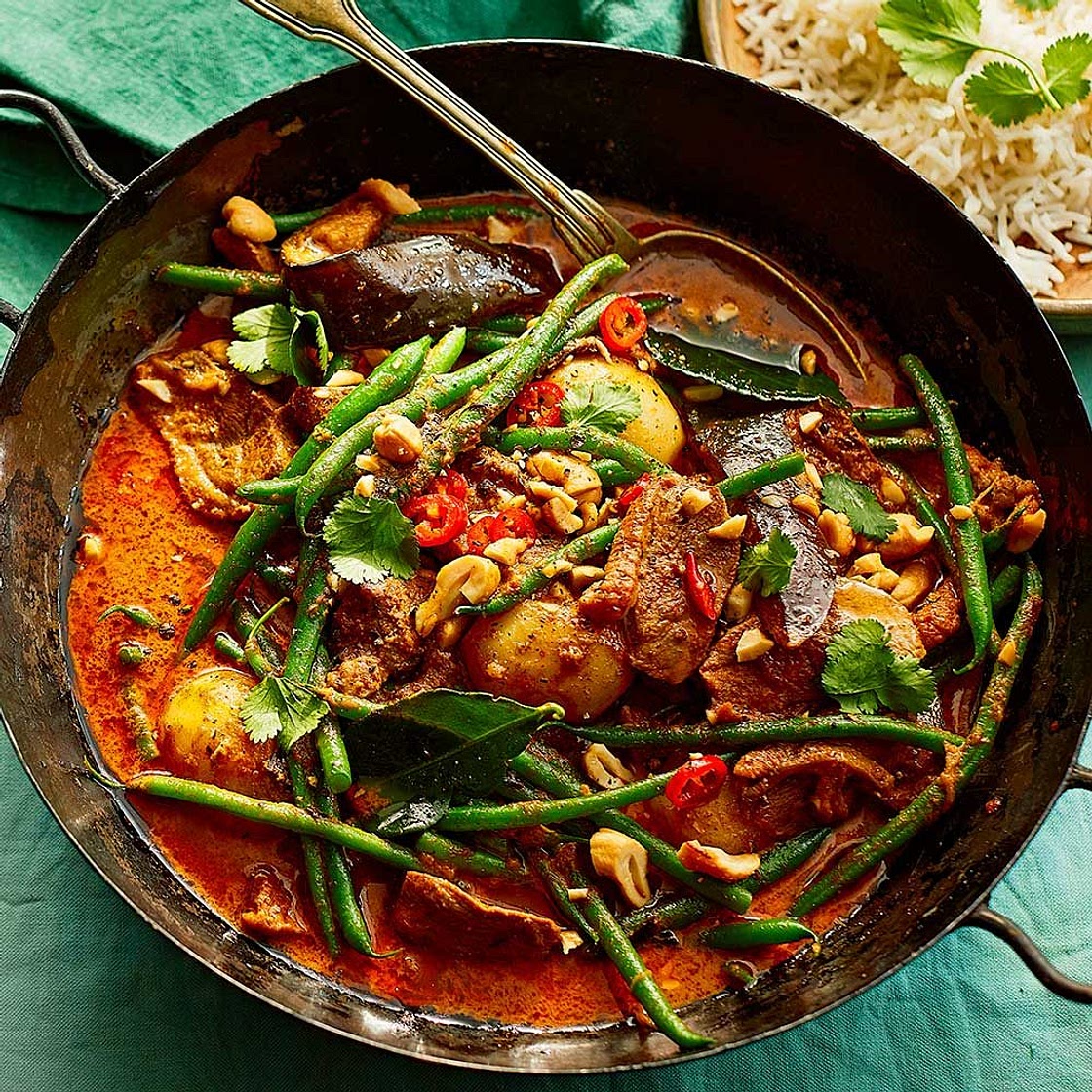 One-pan fragrant duck & vegetable curry