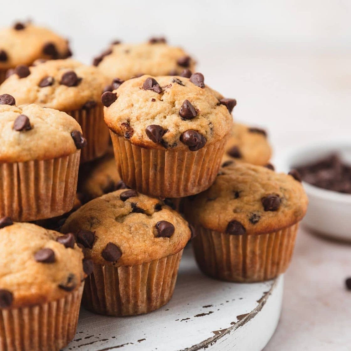 Banana Chocolate Chip Mini Muffins