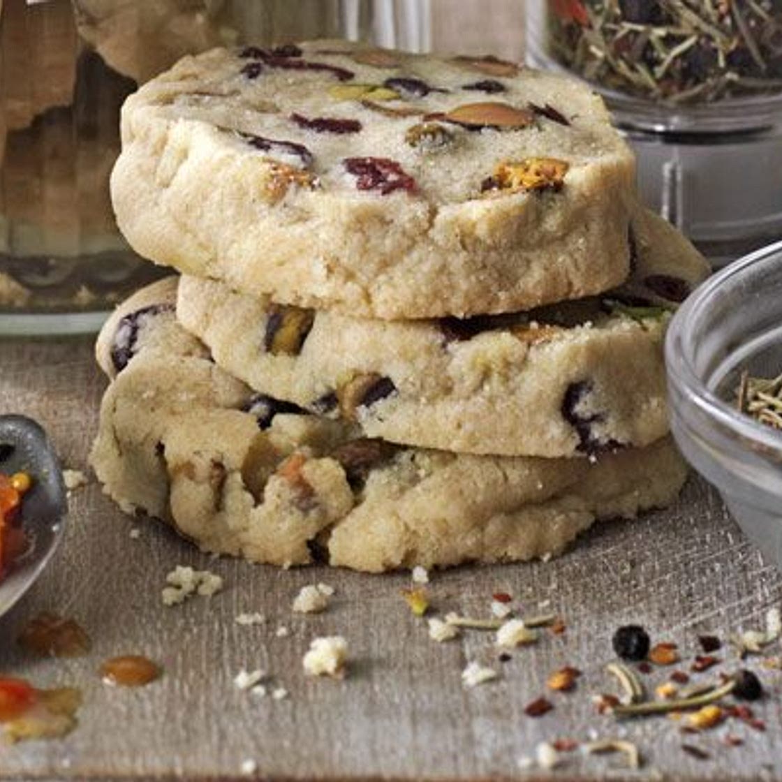 Pistachio & cranberry cookies