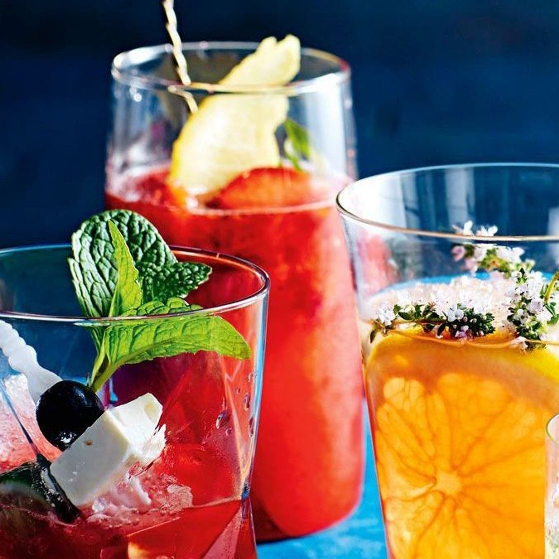 Matt Preston's strawberry sour spritz