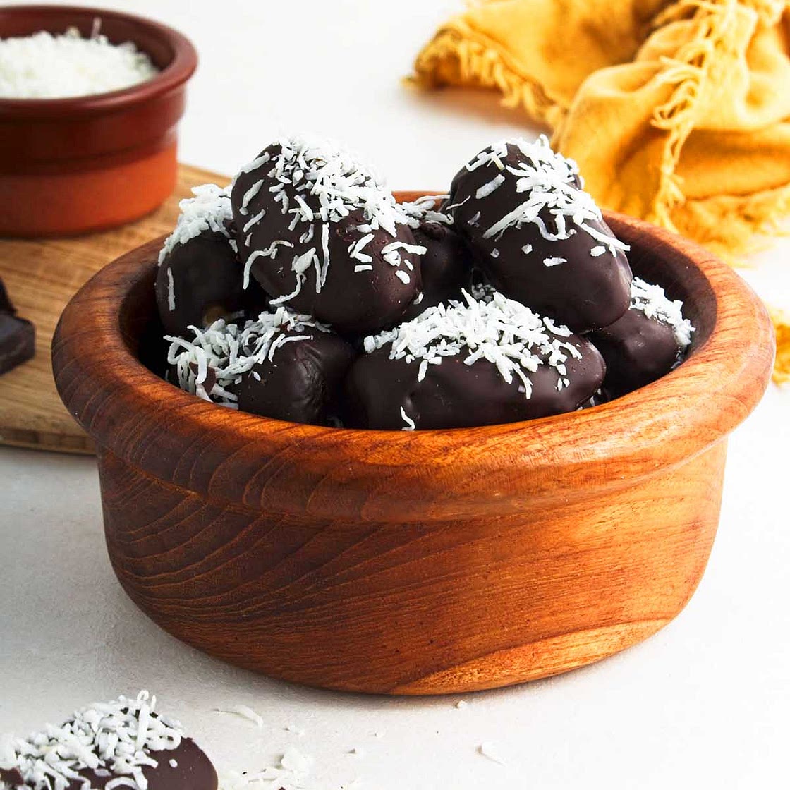 Dark Chocolate Covered Dates with Almond Butter
