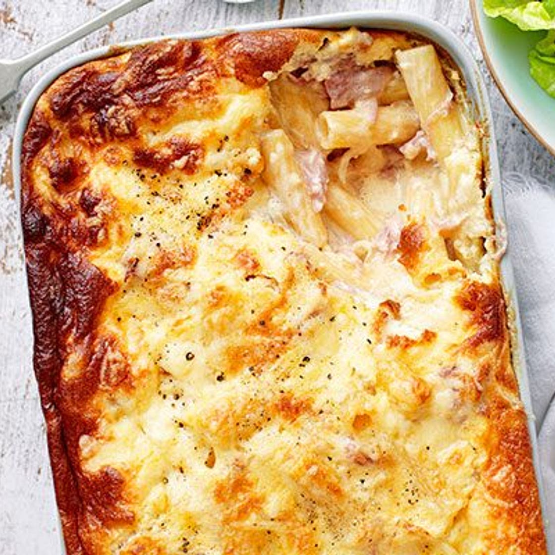 Soufflé mac ’n’ cheese