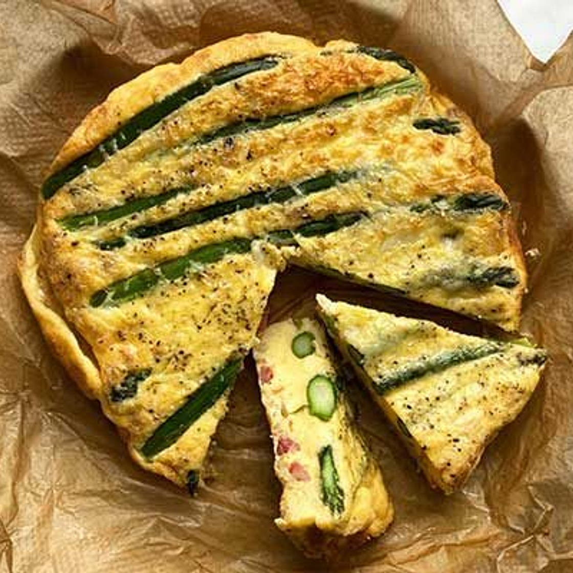 Easy crustless quiche