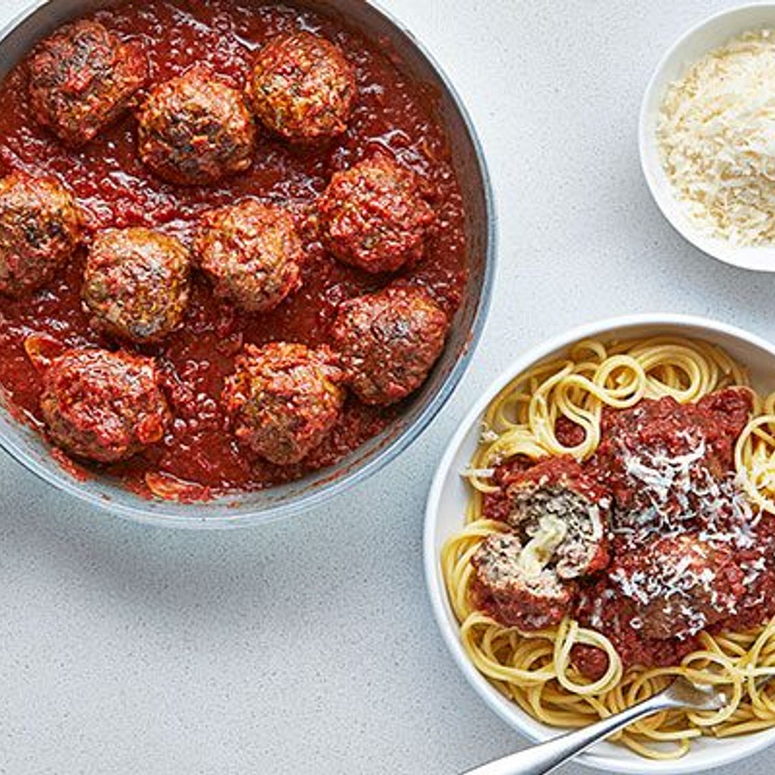 Next level spaghetti & meatballs