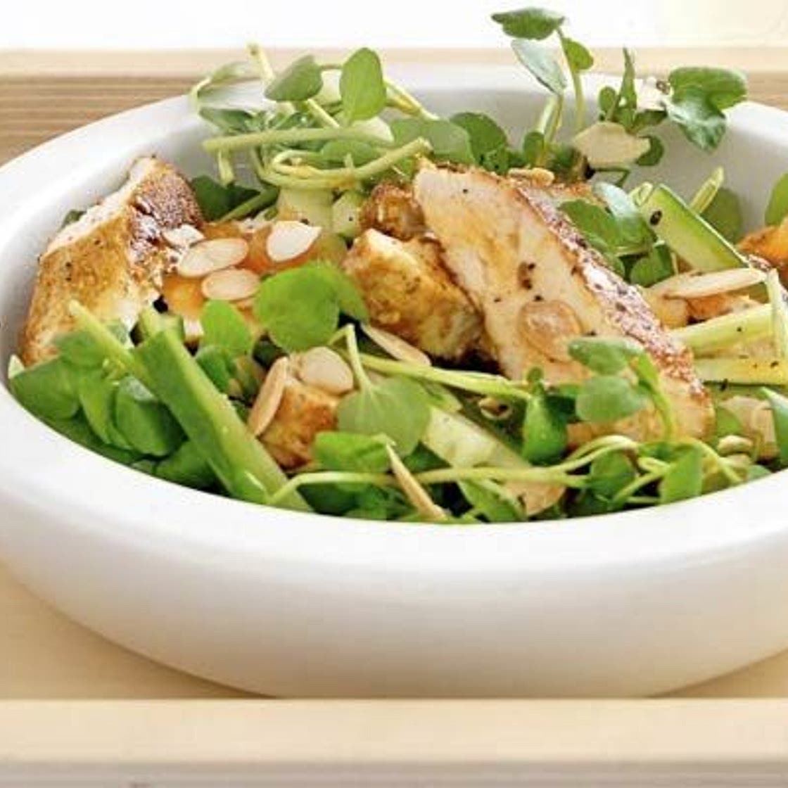 Crunchy Coronation chicken salad