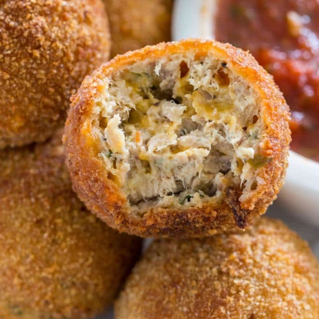 Cheesy Tuna Melt Balls