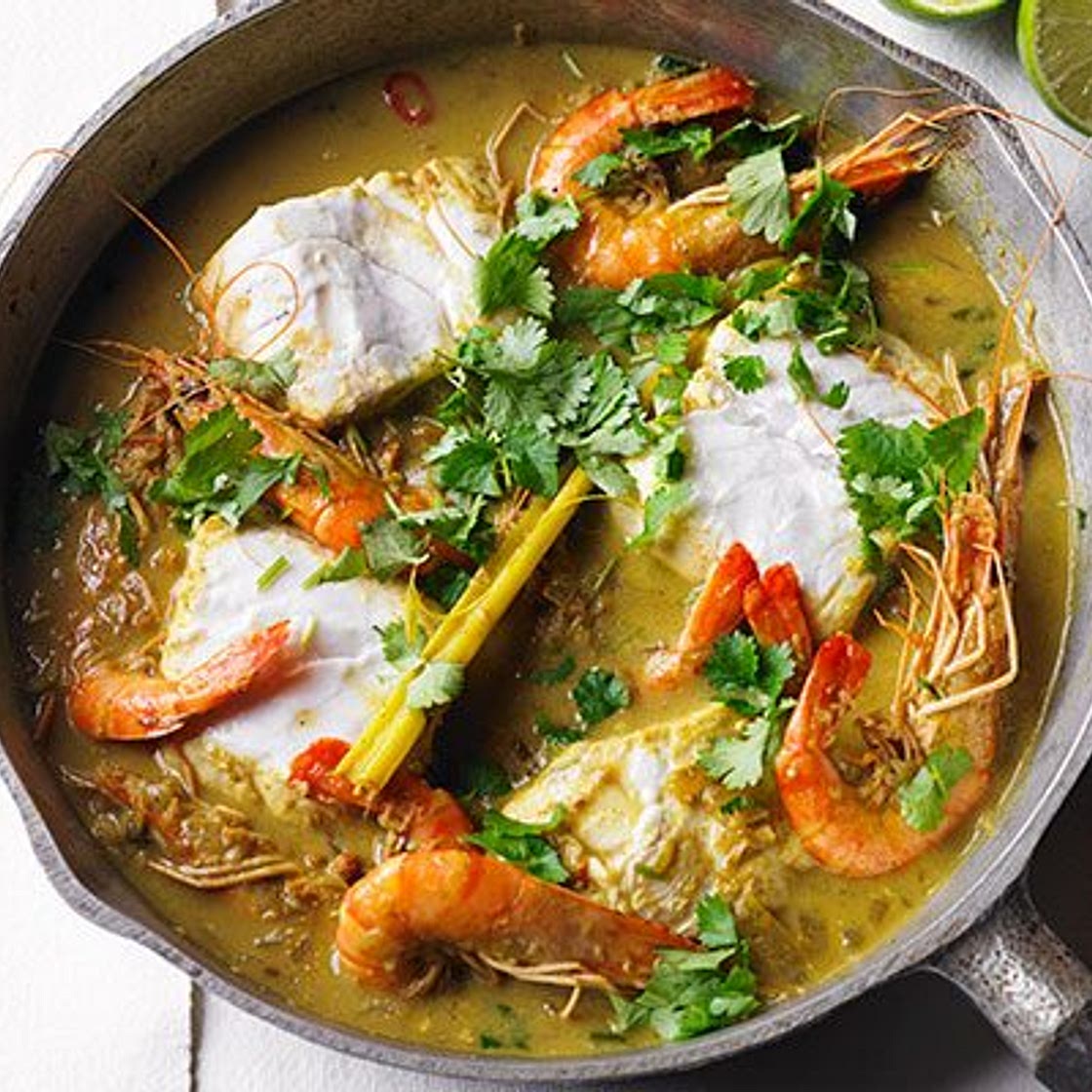 Coconut fish curry
