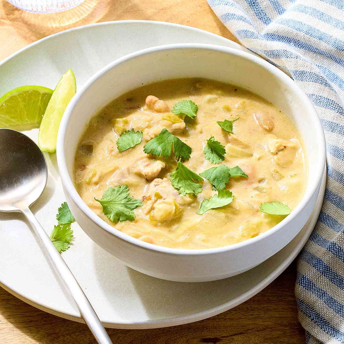 Creamy White Chili with Cream Cheese