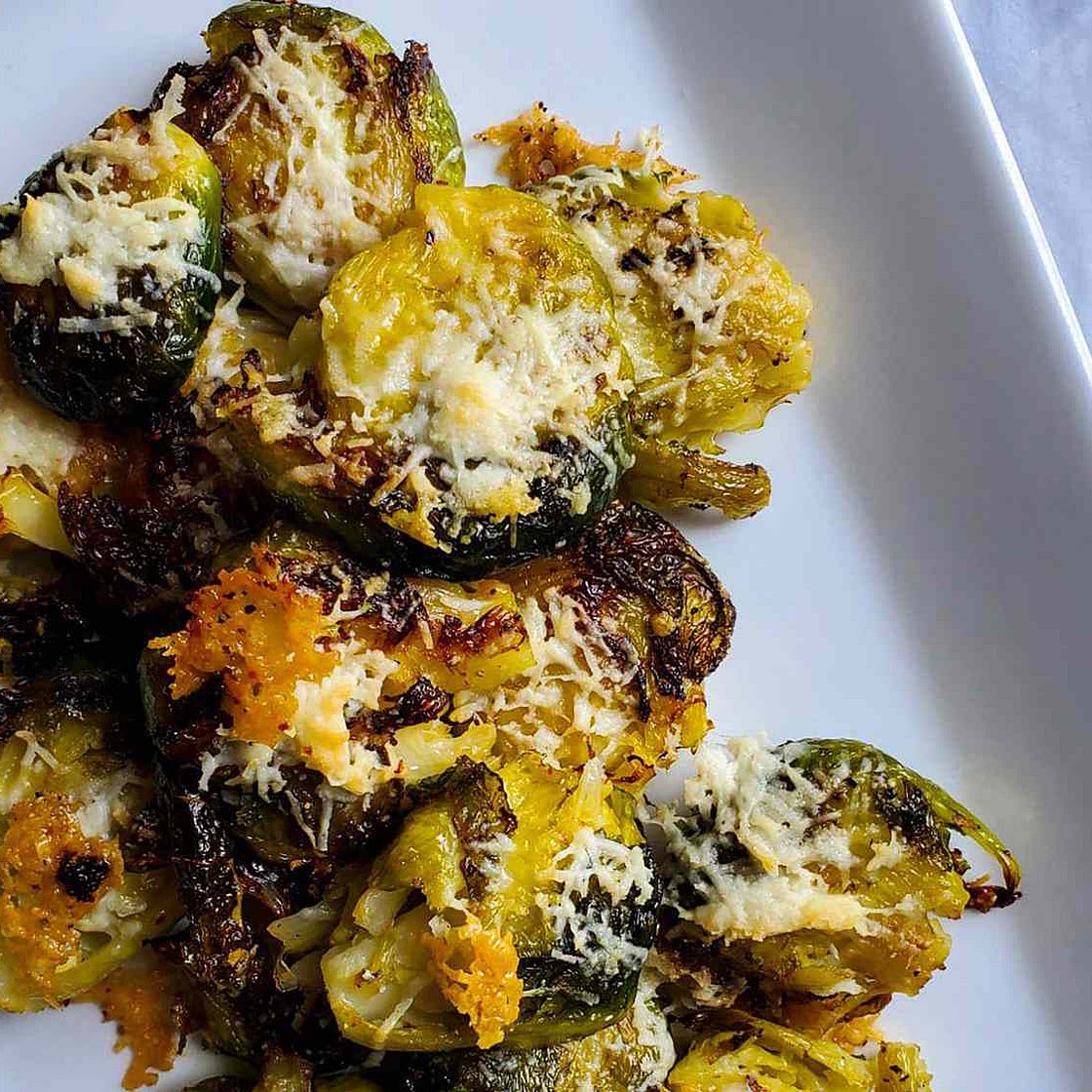 Easy Smashed Brussels Sprouts