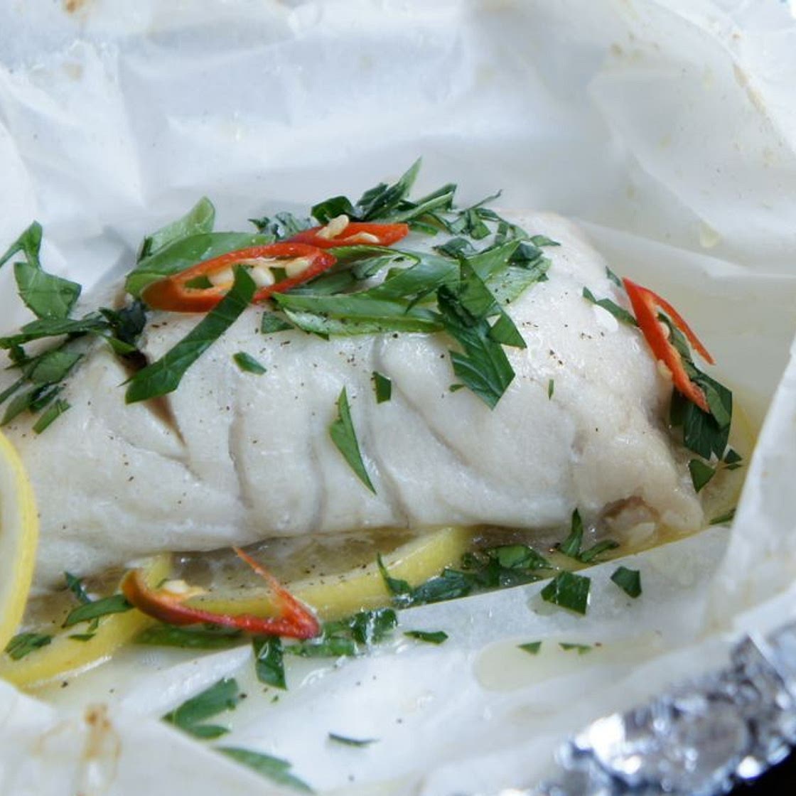 Easy barramundi with lemon recipe