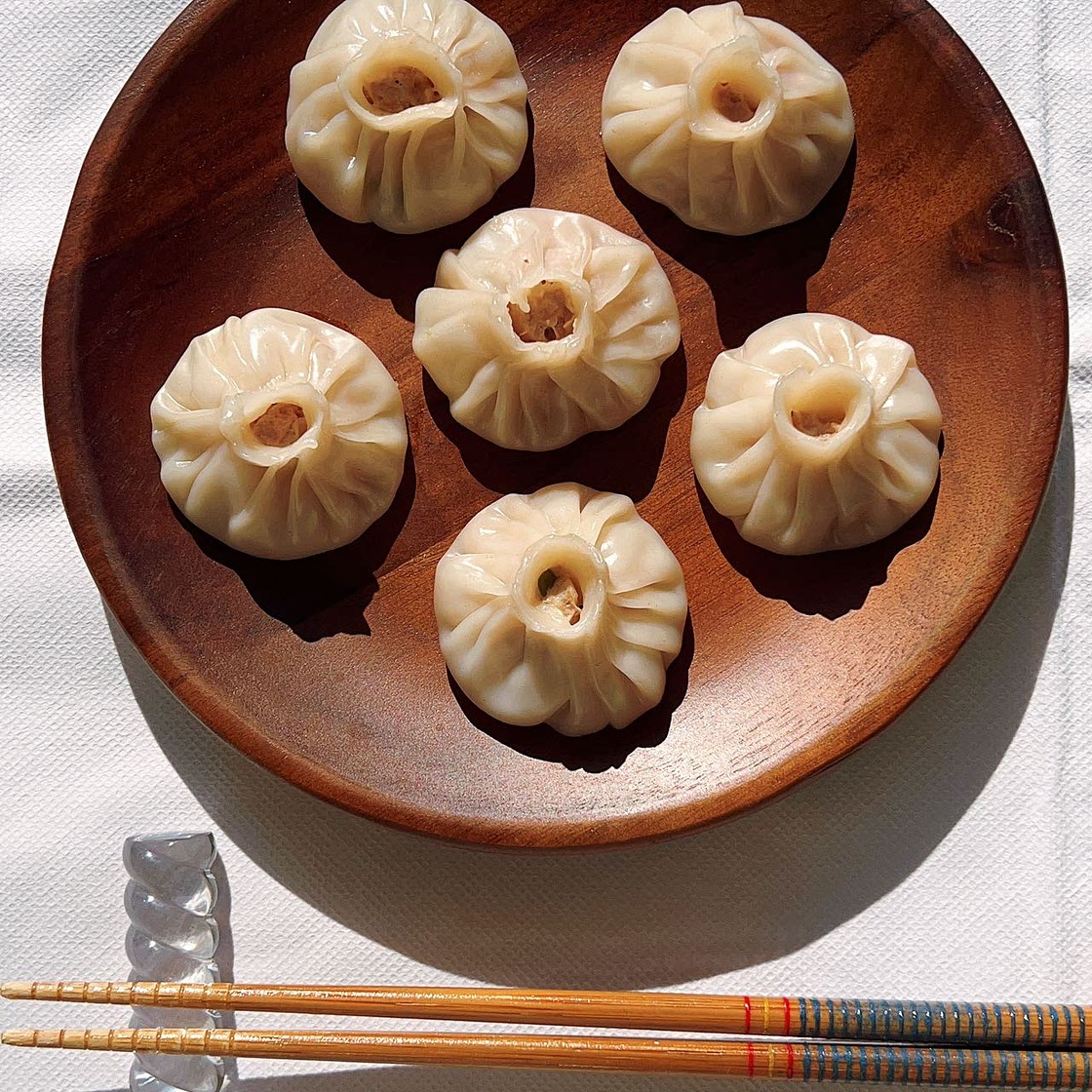 Soup Dumplings (Xiao Long Bao with easy gelatin soup)
