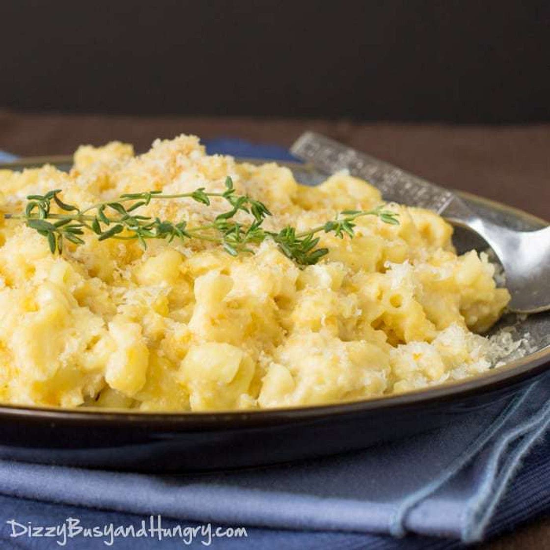 Slow Cooker Cauliflower Mac and Cheese
