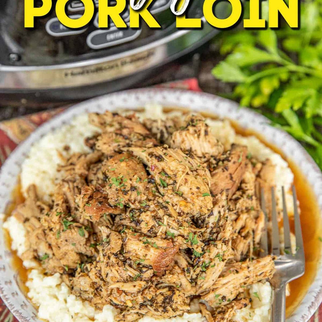 Slow Cooker Honey Garlic Pork Loin