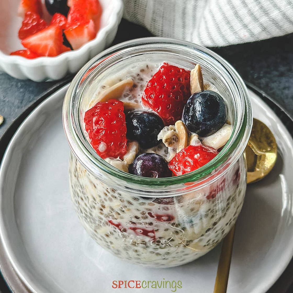 Overnight Oats With Chia Seeds