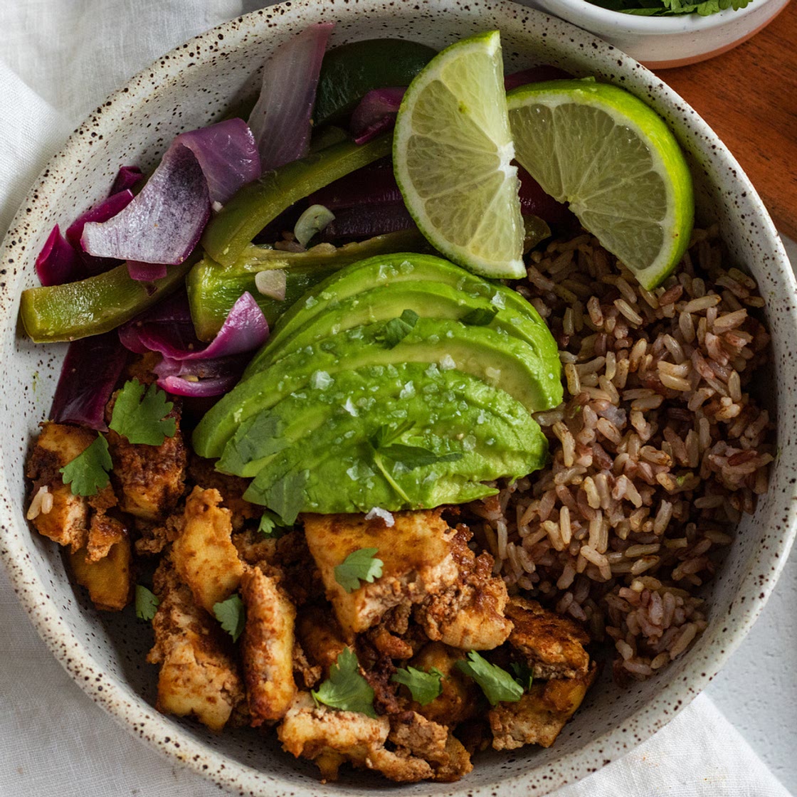 Smoked Tofu Burrito Bowl