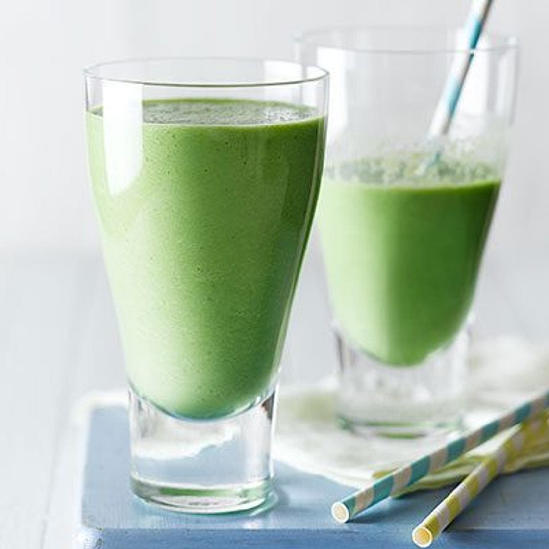 Green breakfast smoothie