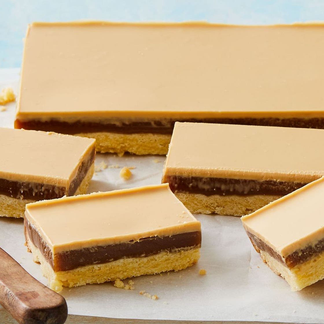 Butterscotch shortbread slice recipe