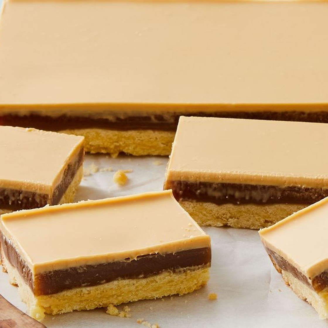 Butterscotch shortbread slice recipe