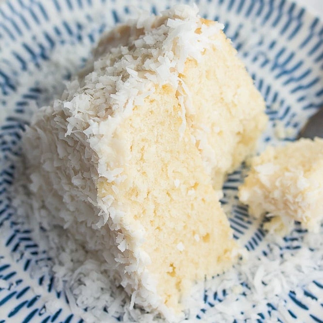 1 Bowl Vegan Coconut Cake