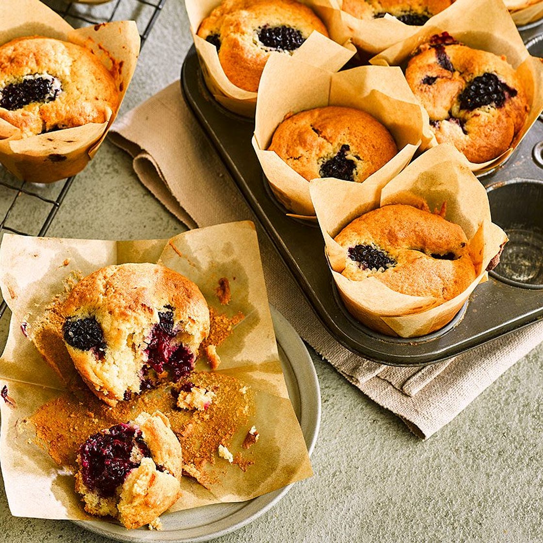 Blackberry muffins