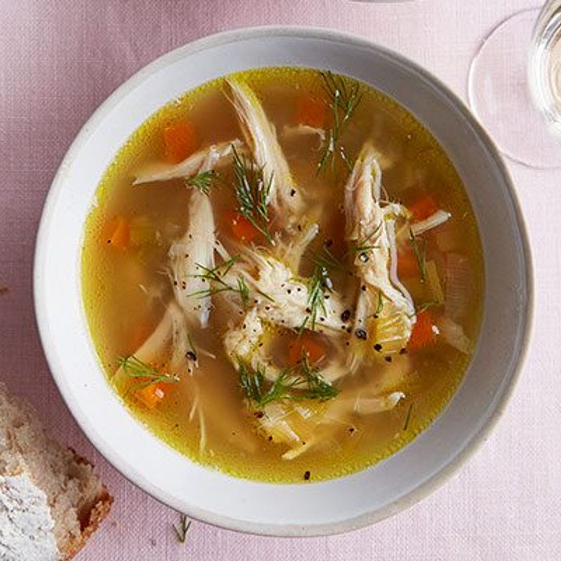 Slow cooker chicken soup