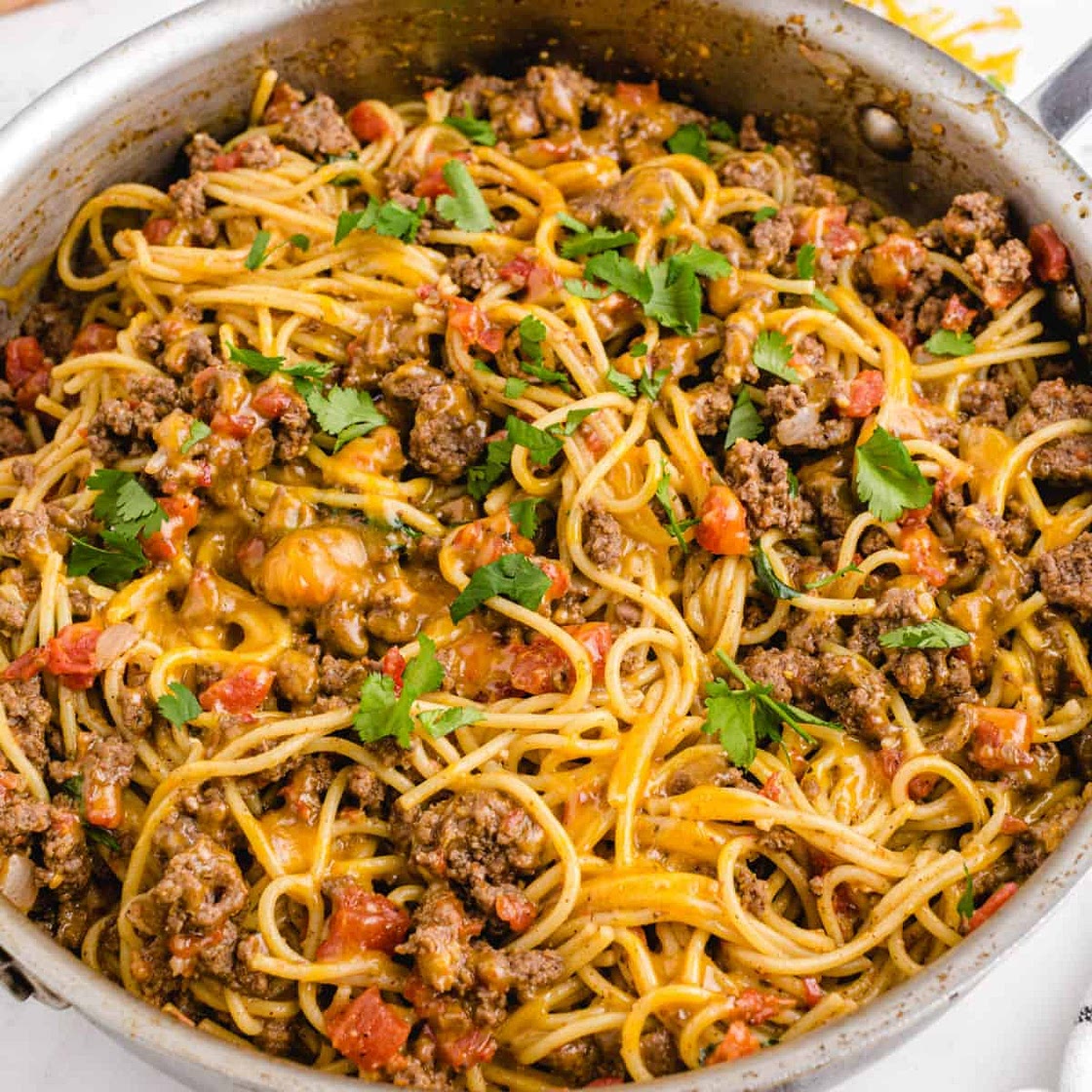 Taco Spaghetti Recipe