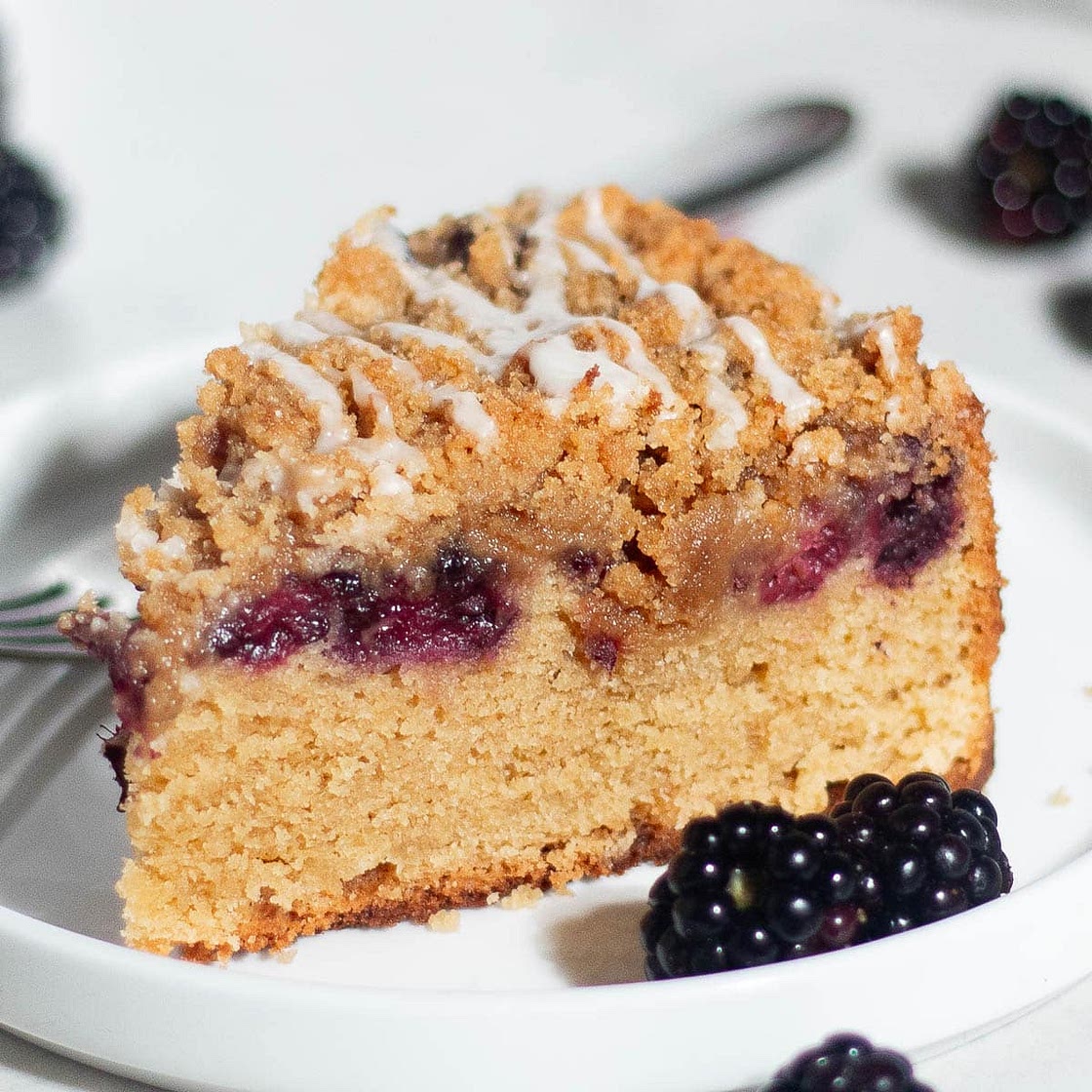 Blackberry Coffee Cake Recipe with Streusel Topping