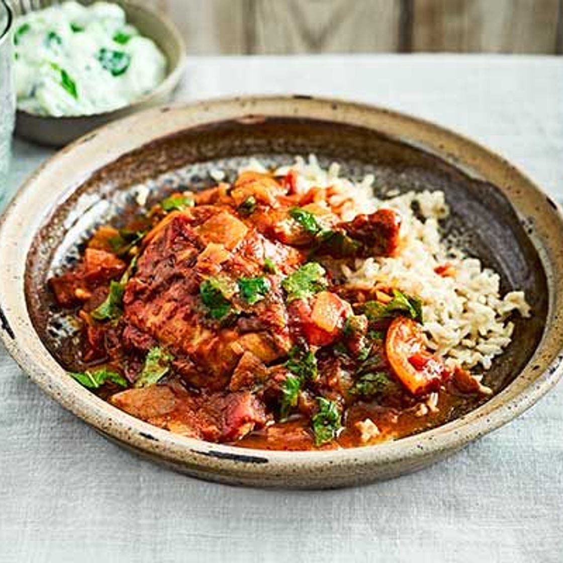 Slow-cooker chicken curry