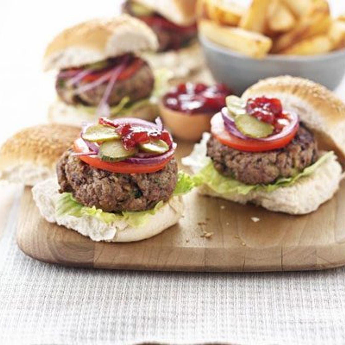 Cheeseburger & chips