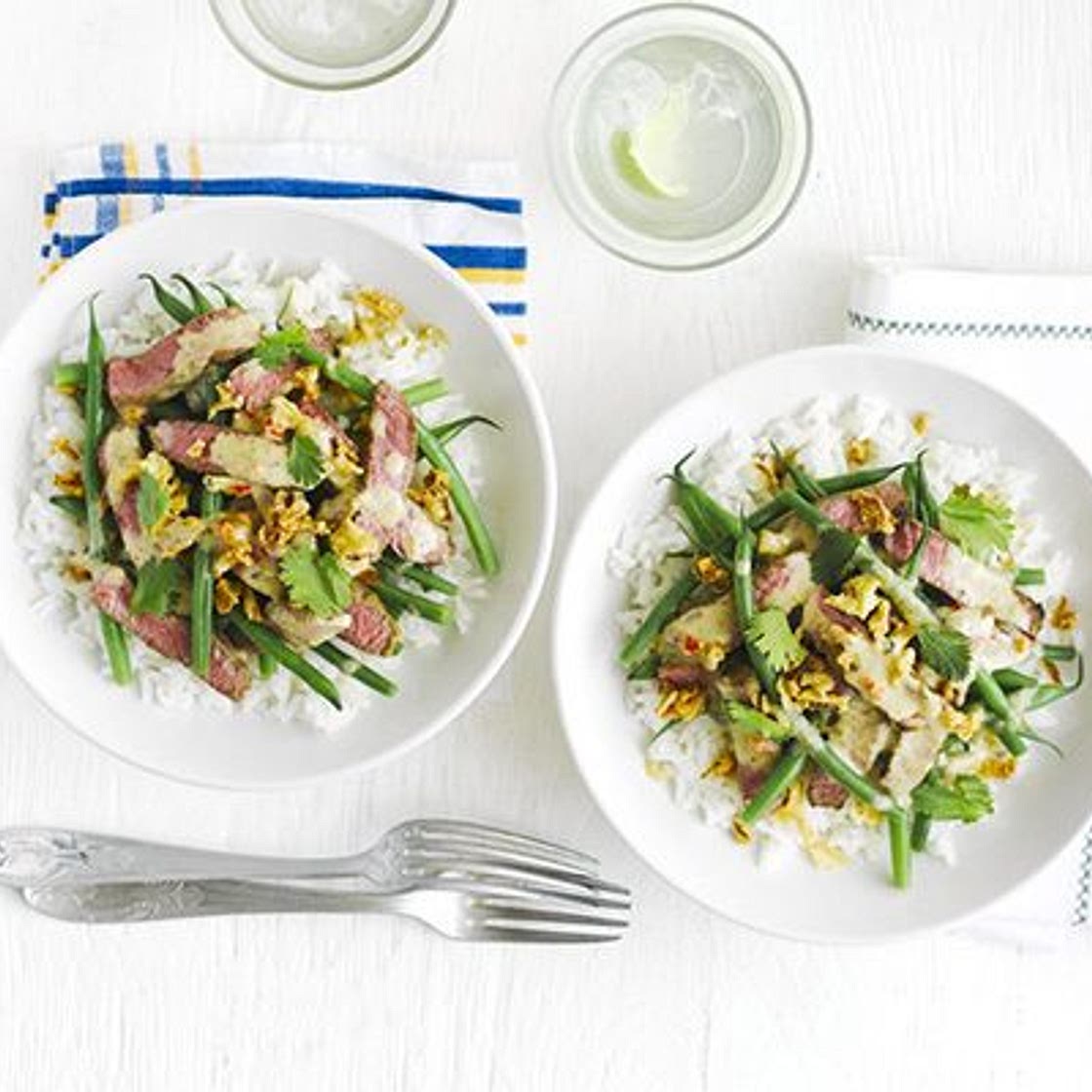 Thai beef with coconut dressing