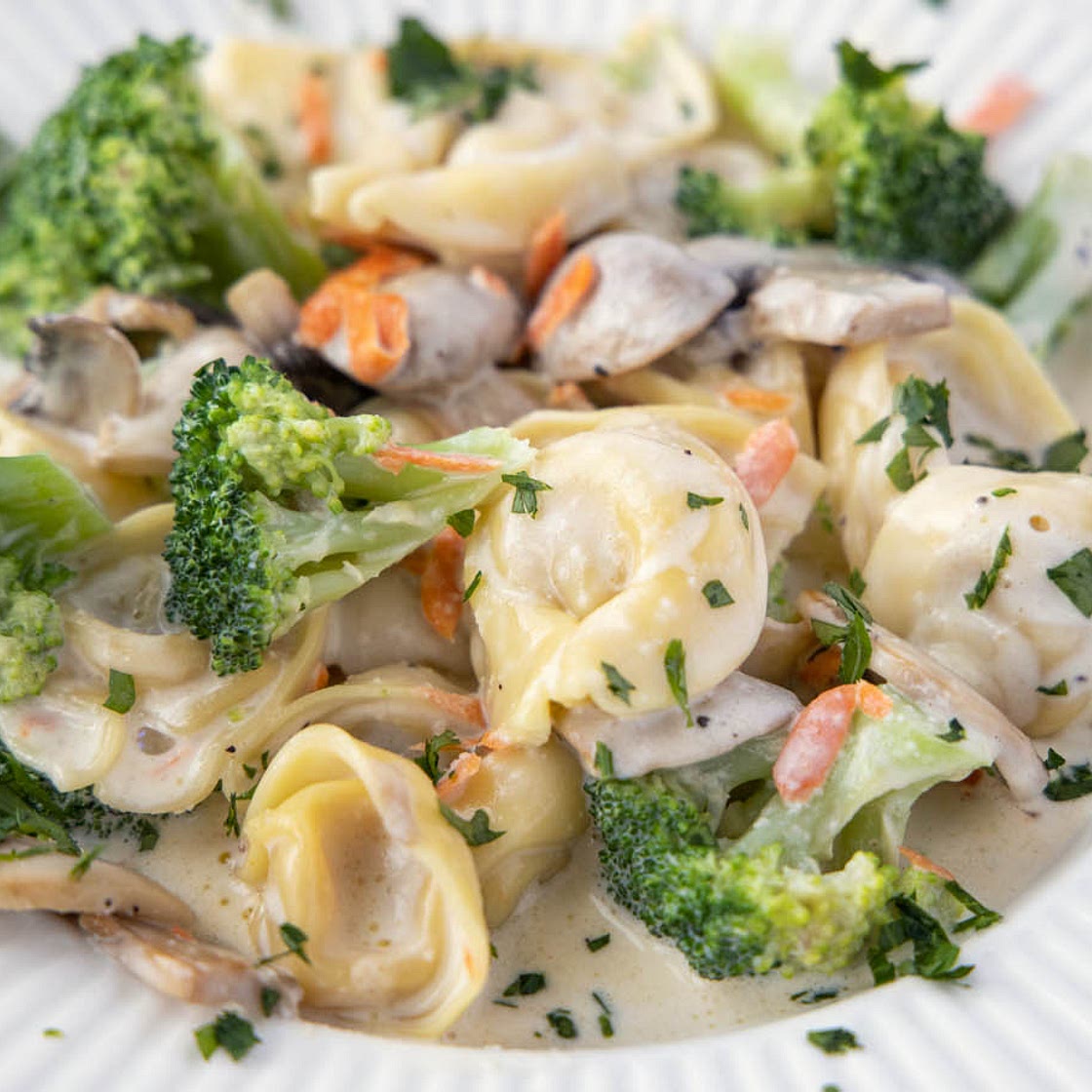 Broccoli Tortellini Alfredo