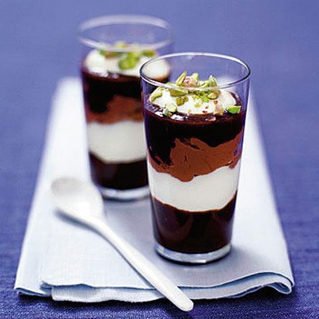 Dark chocolate & prune mousse