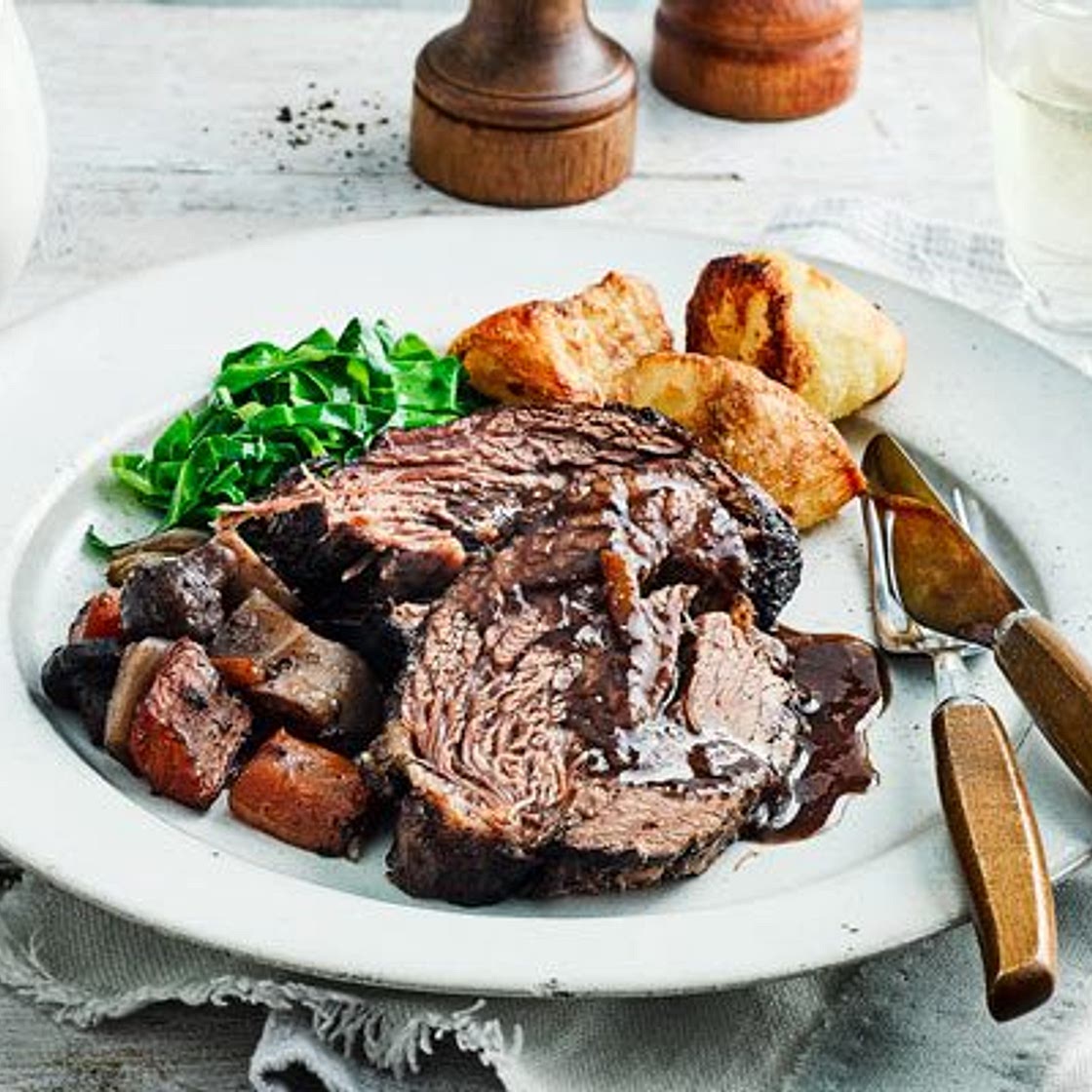Slow-cooker beef pot roast