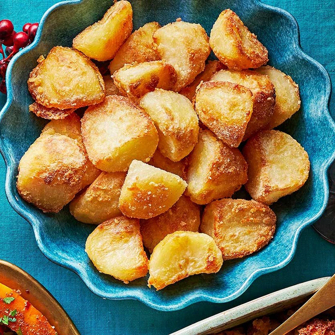 Triple-cooked roast potatoes
