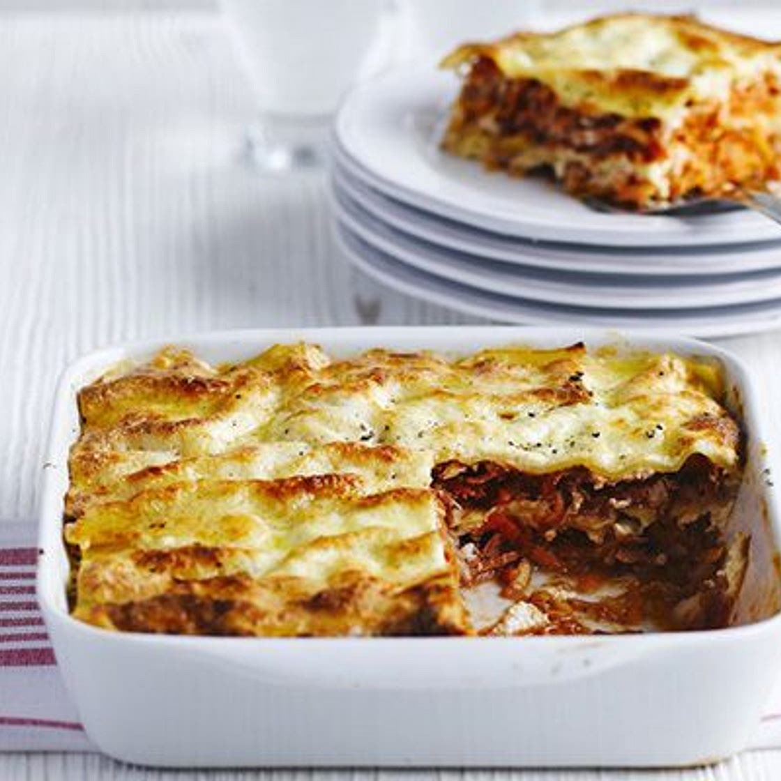 Root veg & ricotta lasagne