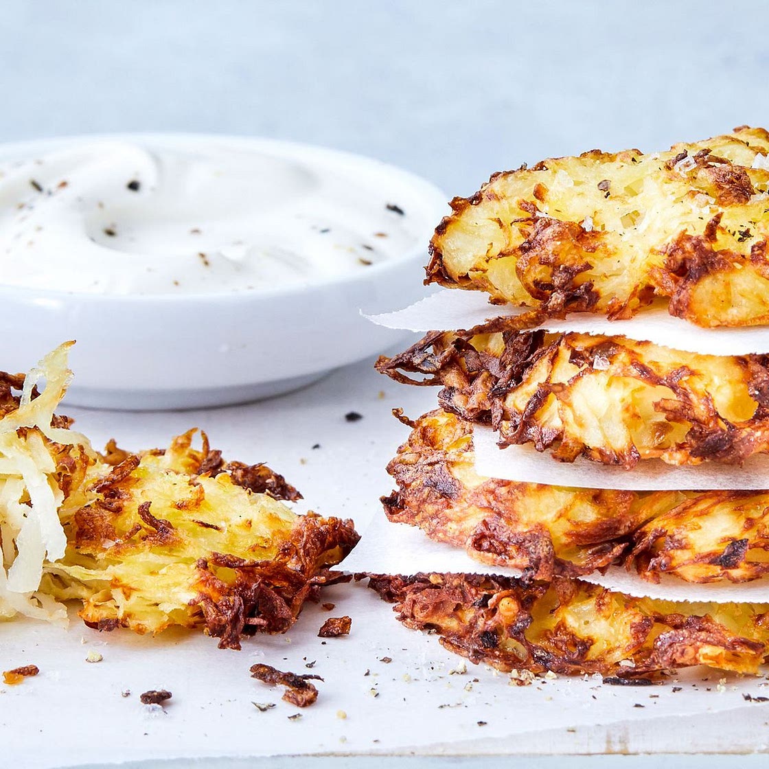 Little potato pancakes air fryer recipe