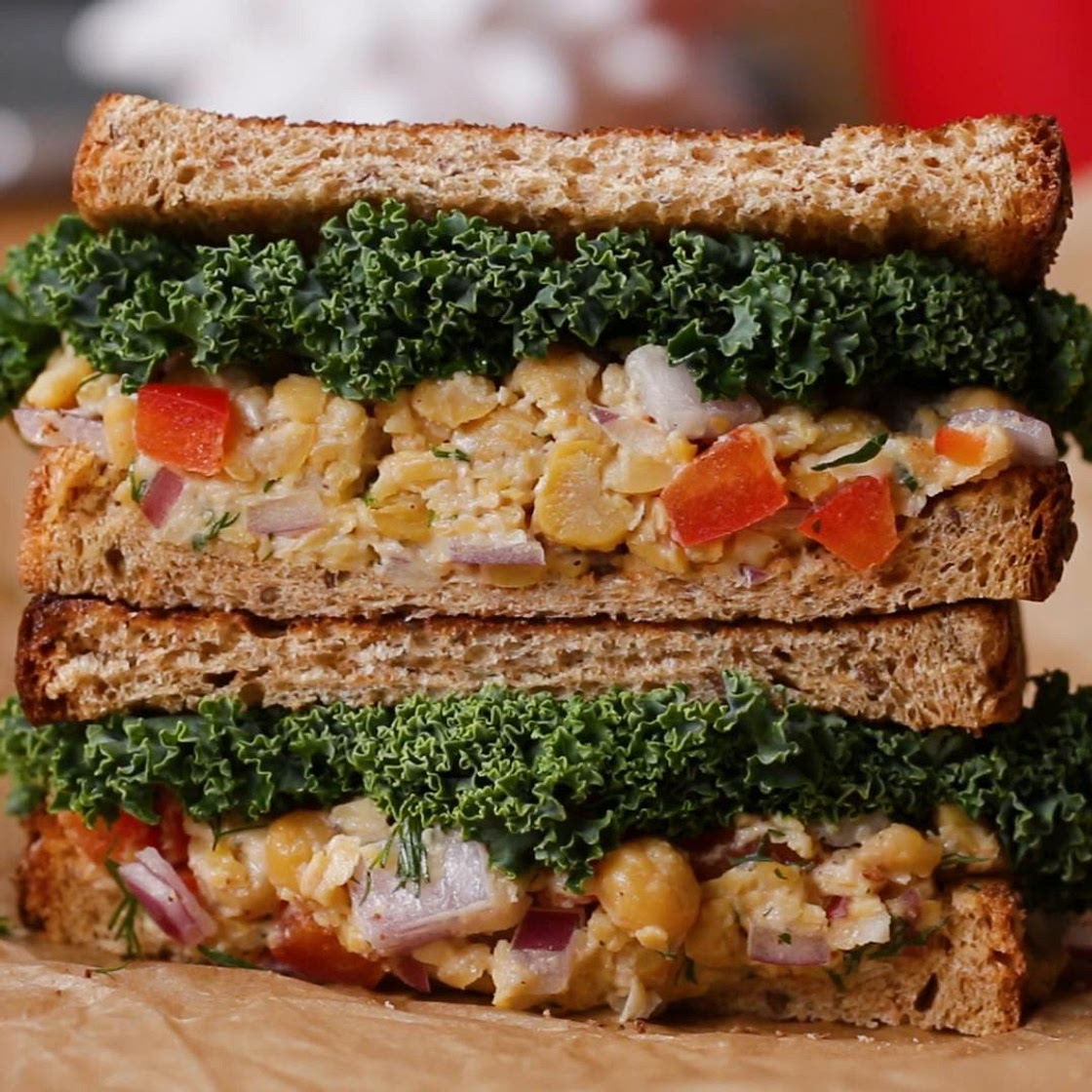 Chickpea Salad Sandwich Recipe by Tasty