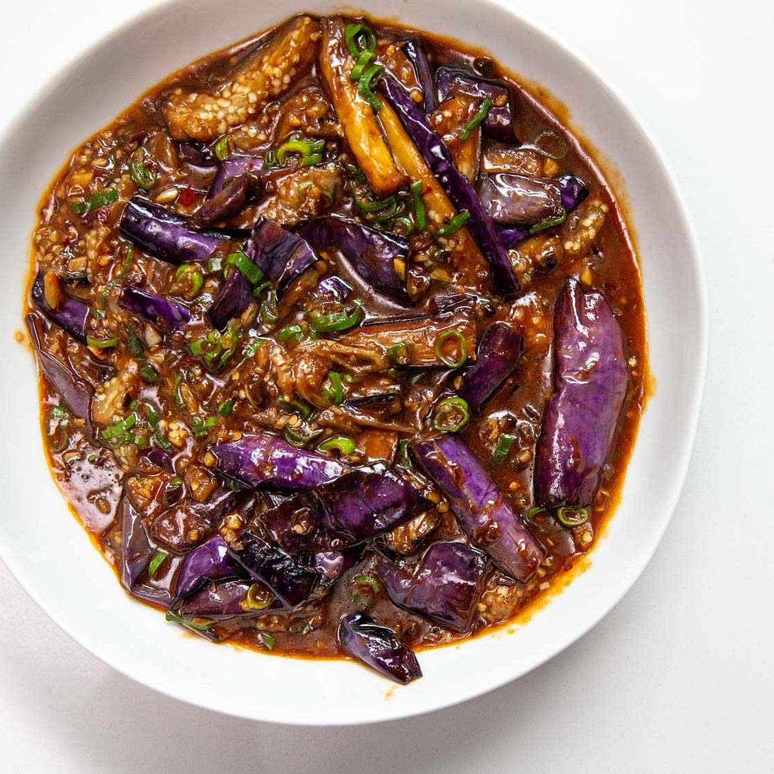 Fish-Fragrant Eggplants (Sichuan Braised Eggplant With Garlic, Ginger, and Chiles) Recipe