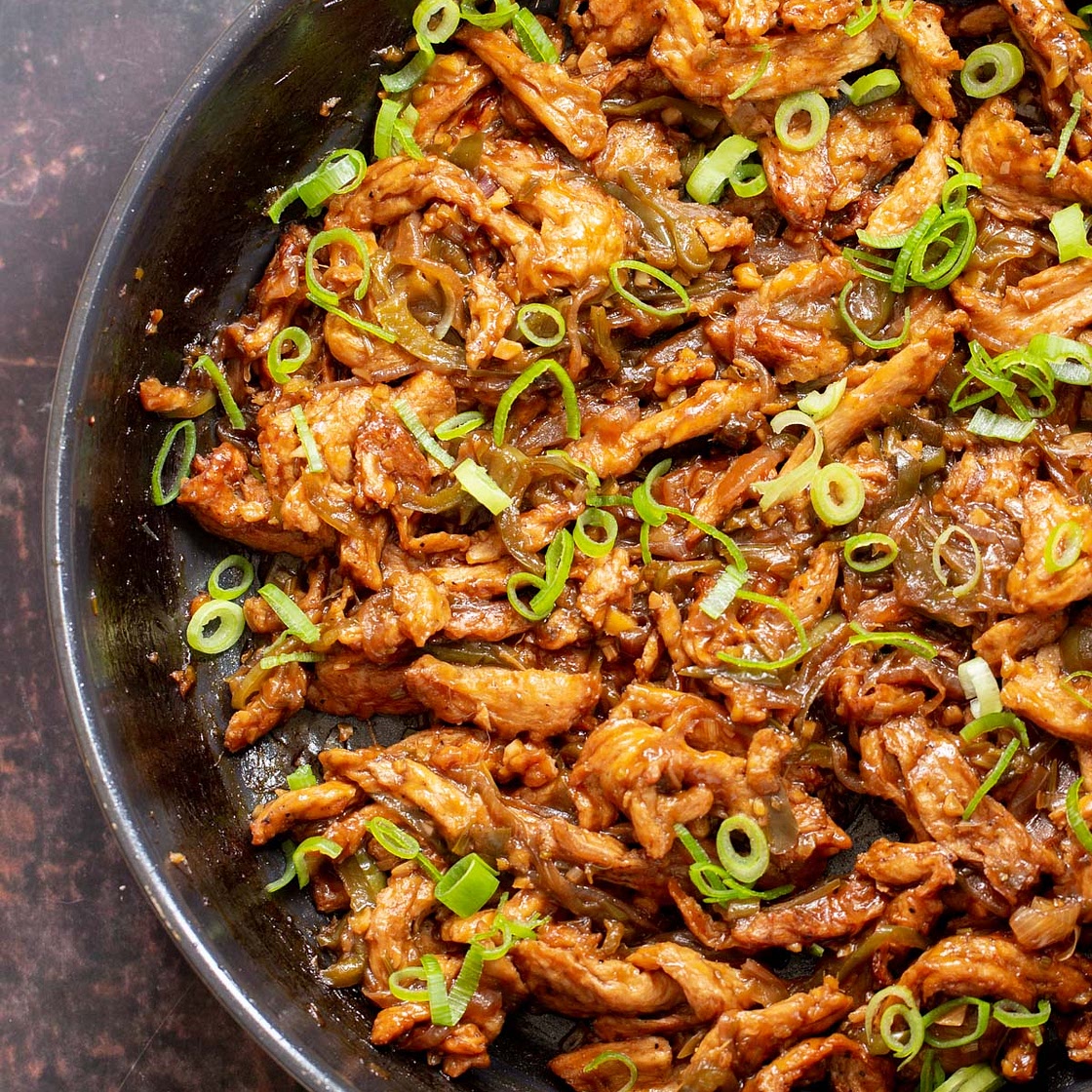 Chili Chicken With Soycurls (An Indo-Chinese Recipe)