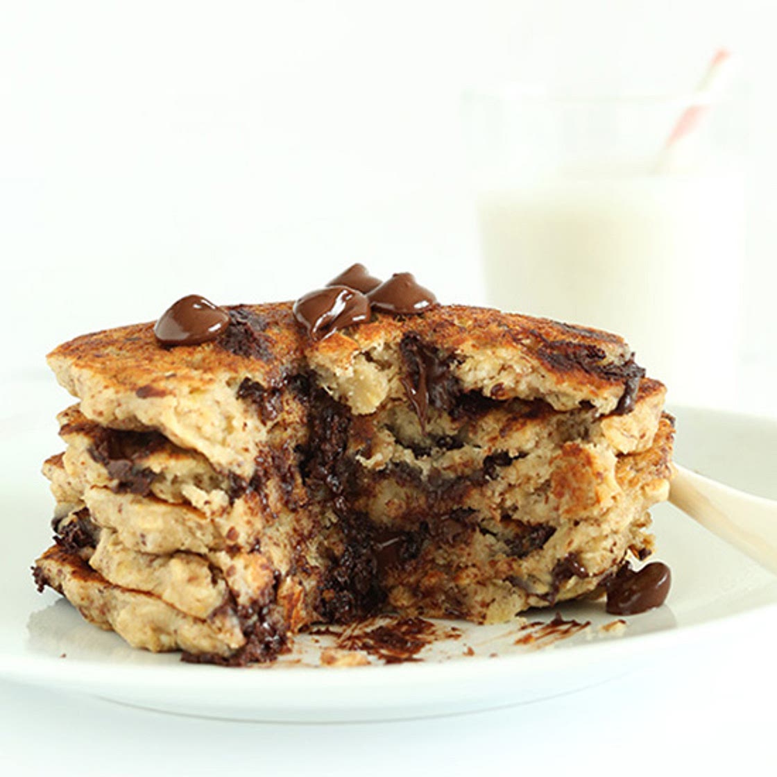 Chocolate Chip Oatmeal Cookie Pancakes 2.0