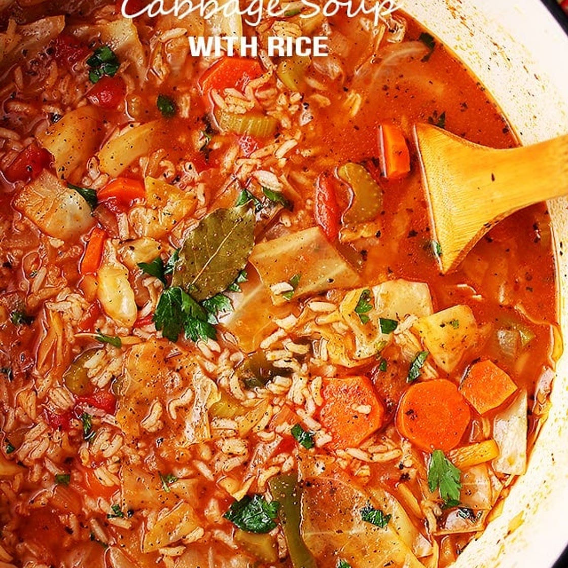 Cabbage Soup with Rice