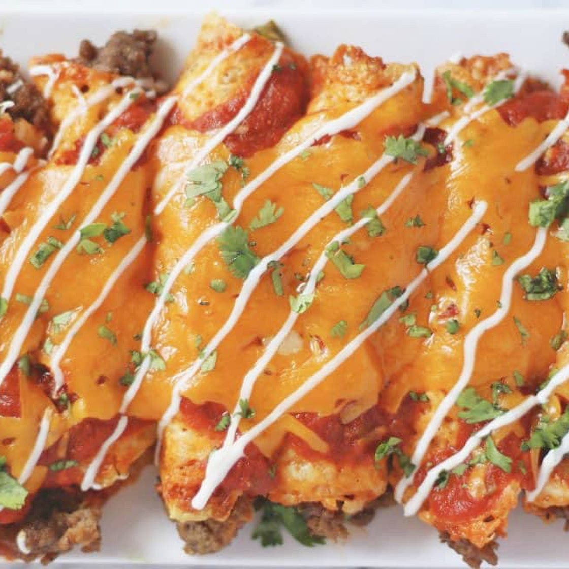 Keto Beef Enchiladas