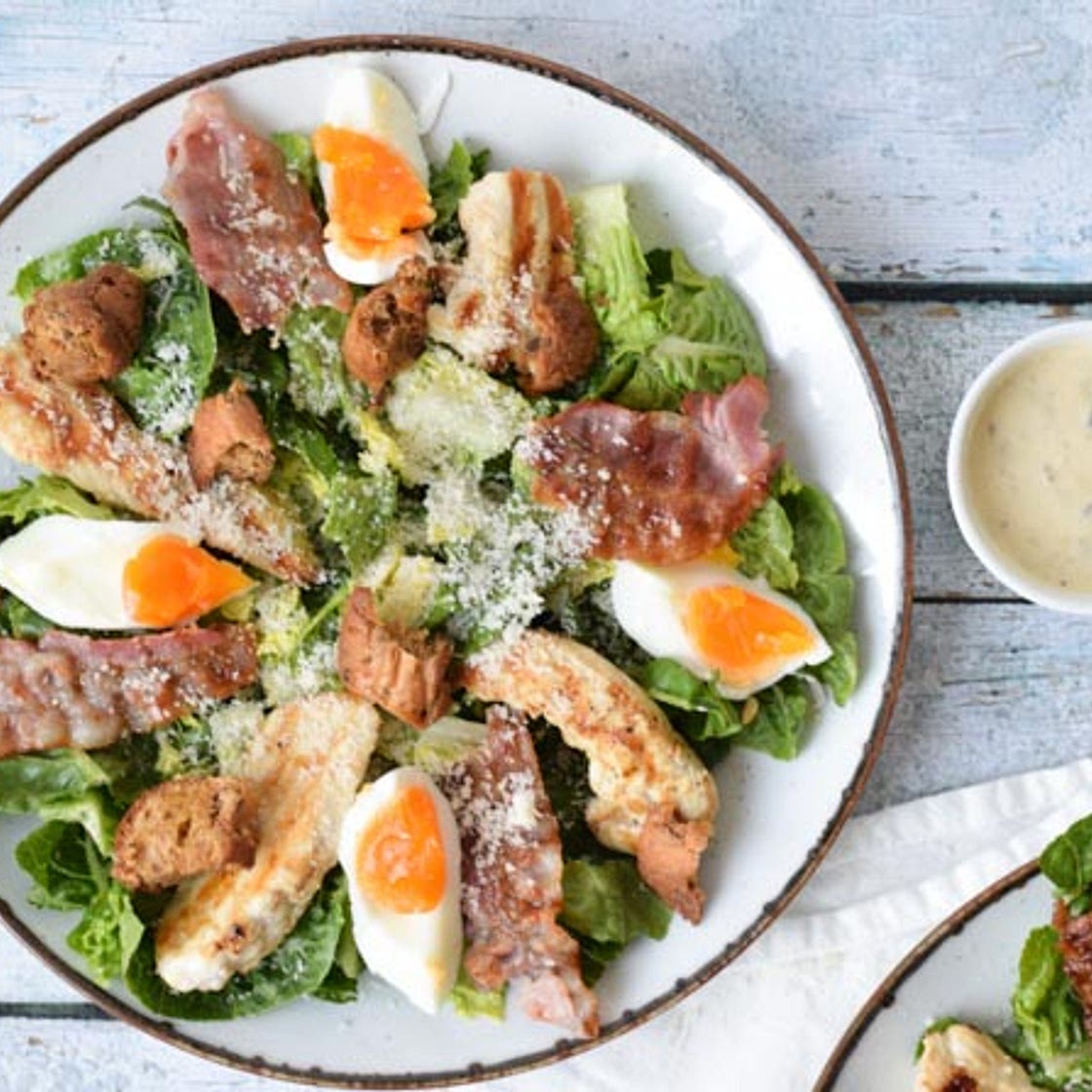 Low FODMAP caesar salad