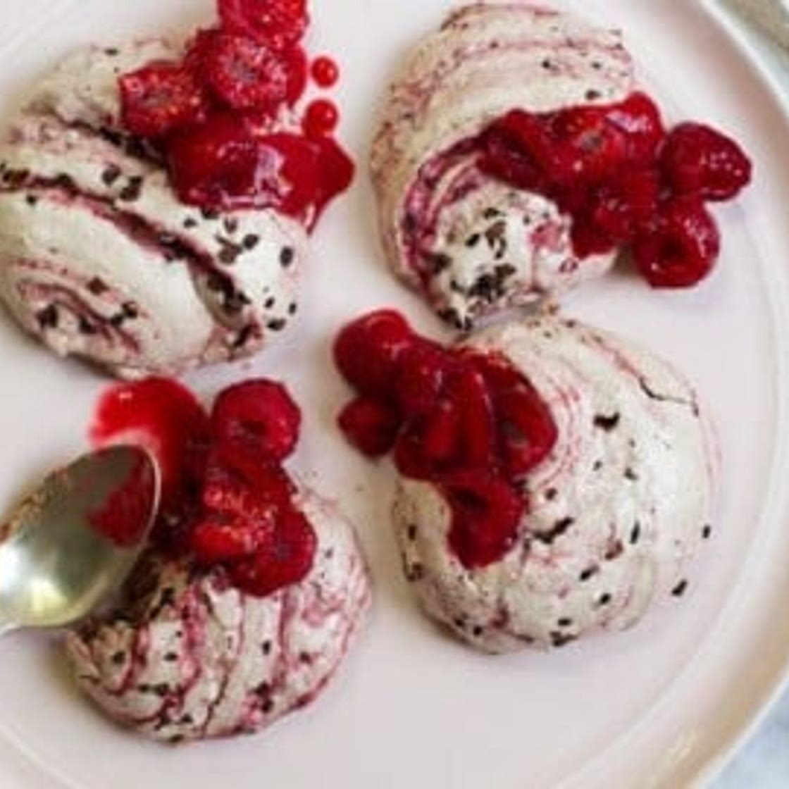 Raspberry Cacao Ripple Rochers