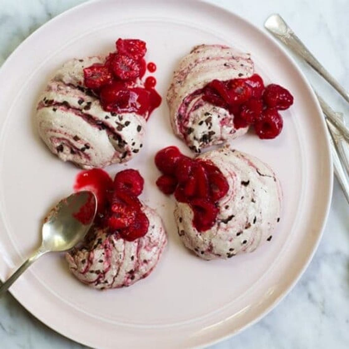 Raspberry Cacao Ripple Rochers