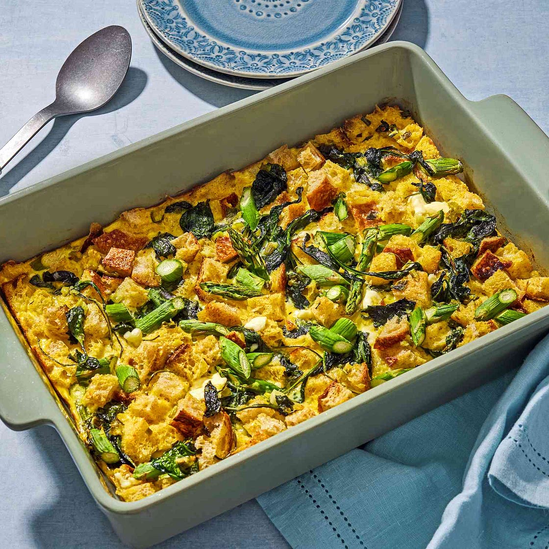Vegetarian Spring Egg Casserole
