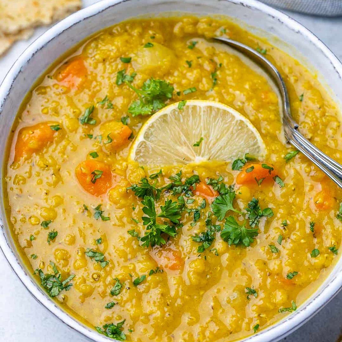Easy Middle Eastern Red Lentil Soup
